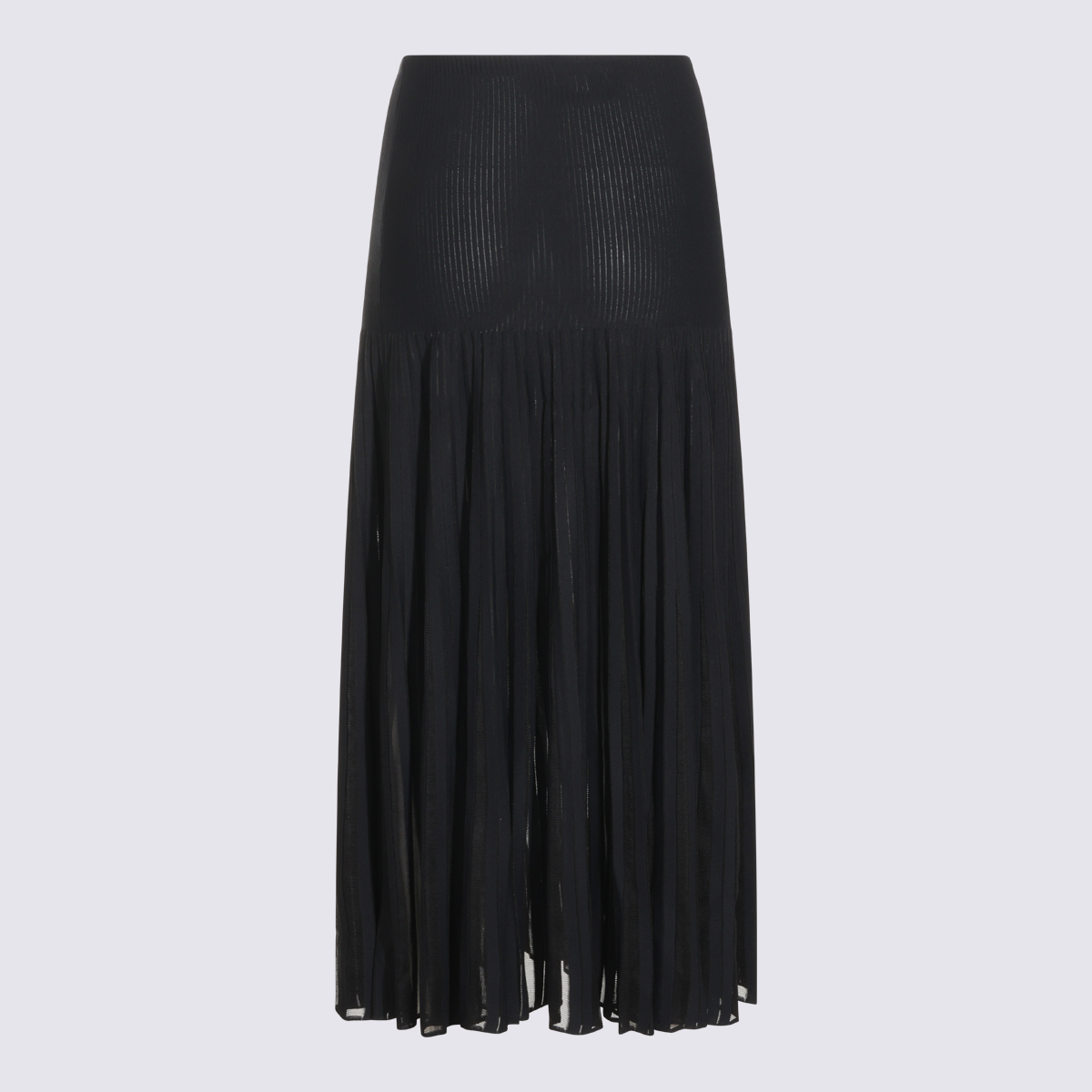 [Alaia] Long skirt FW26 AA9J2582K219D995