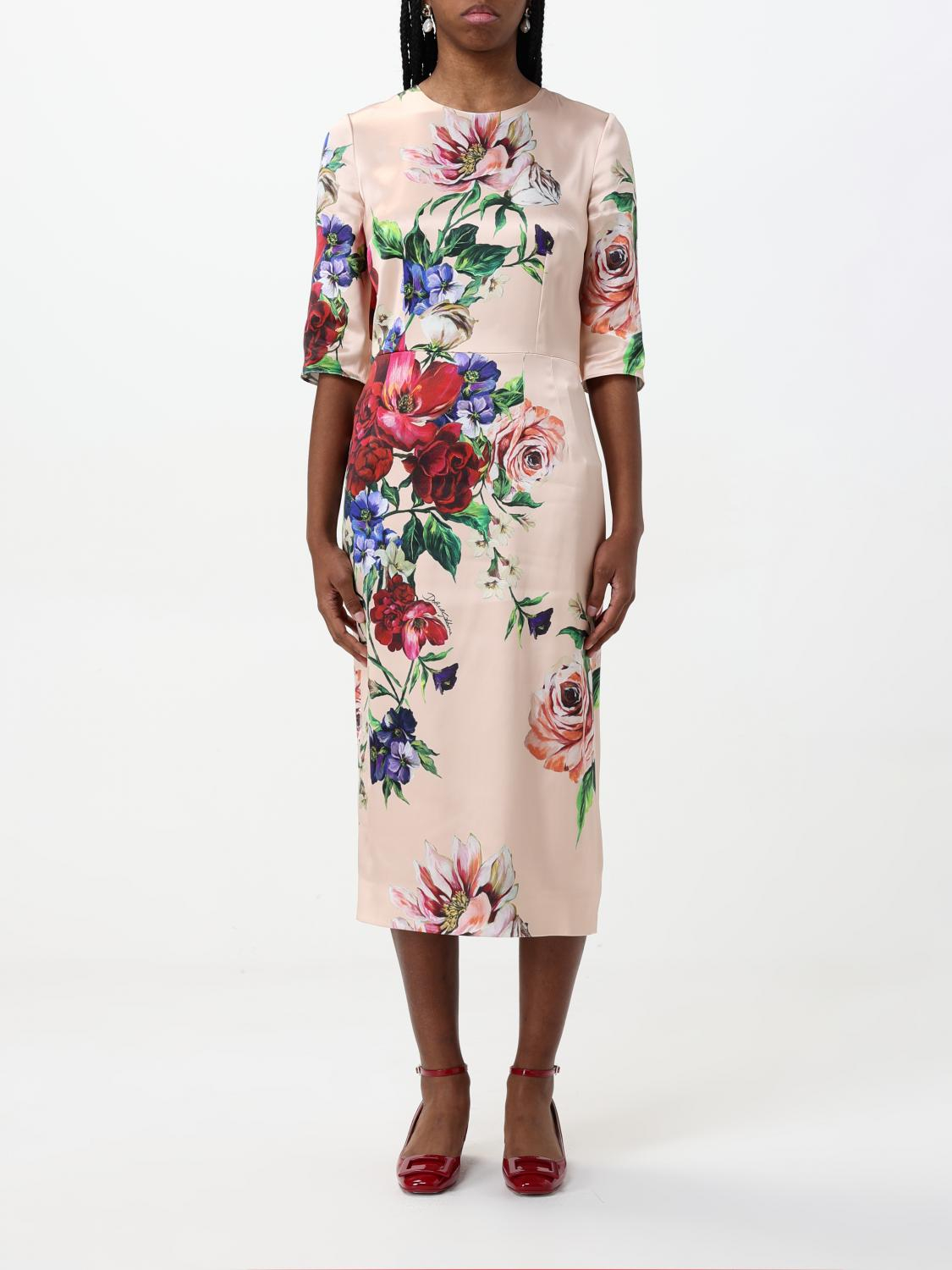 [Dolce & Gabbana] Short sleeve dress FW25 F6EAJTFSIB5 H25PR