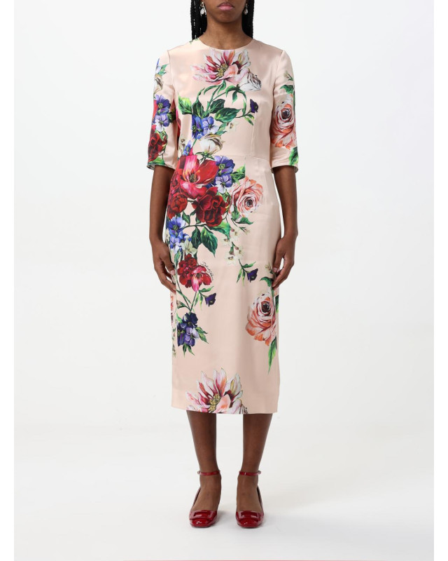 [Dolce & Gabbana] Short sleeve dress FW25 F6EAJTFSIB5 H25PR