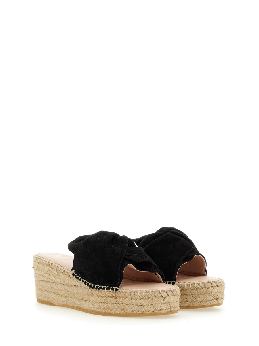 [MANEBI] Espadrille SS24 K1.0WK_SOFTSUEDEBLACK