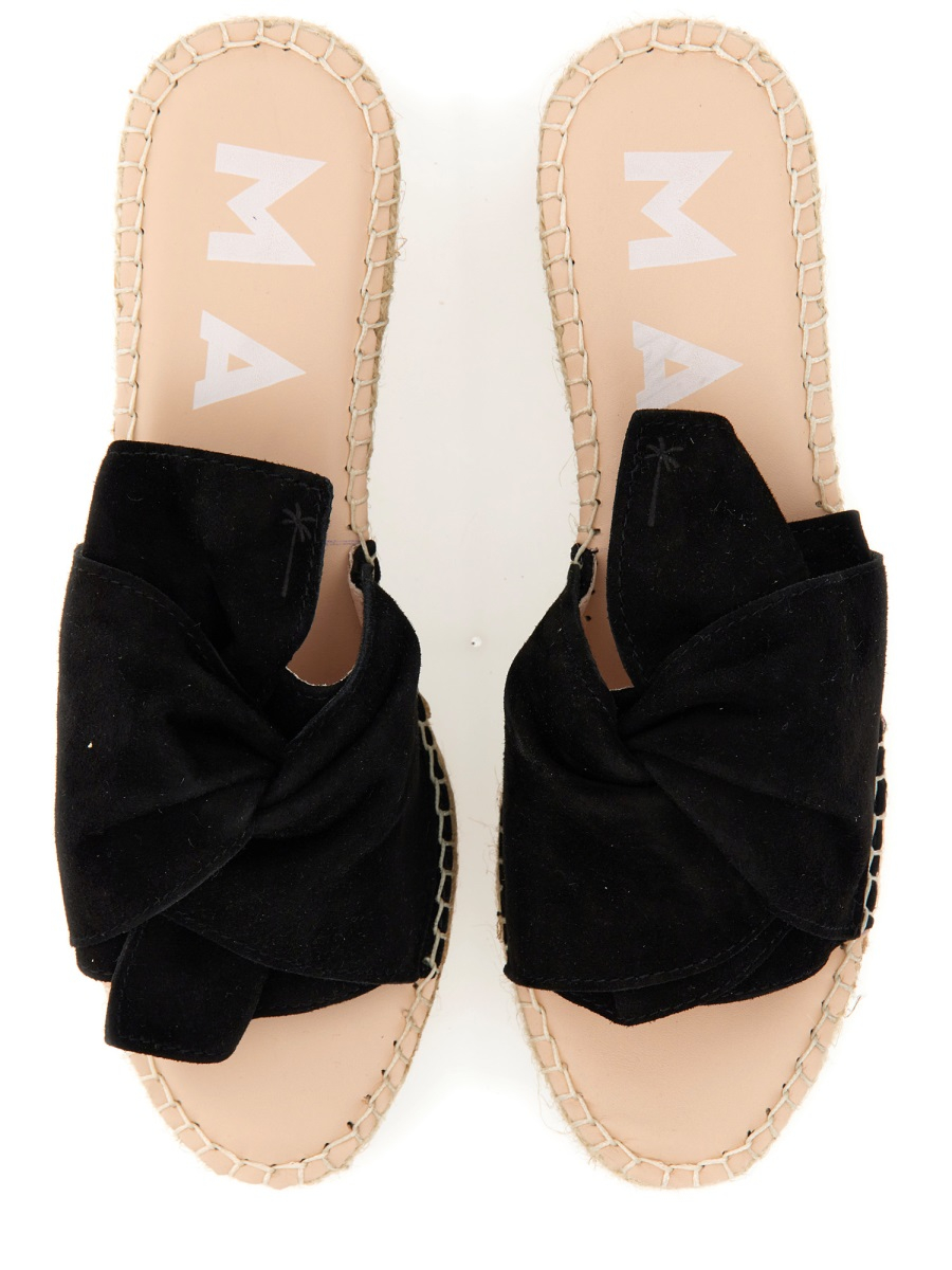 [MANEBI] Espadrille SS24 K1.0WK_SOFTSUEDEBLACK