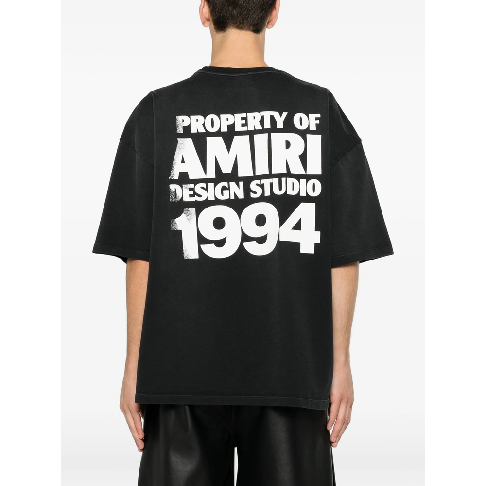 [Amiri] T-shirts Short Sleeve FW26 AMTOJR1160  BLACK