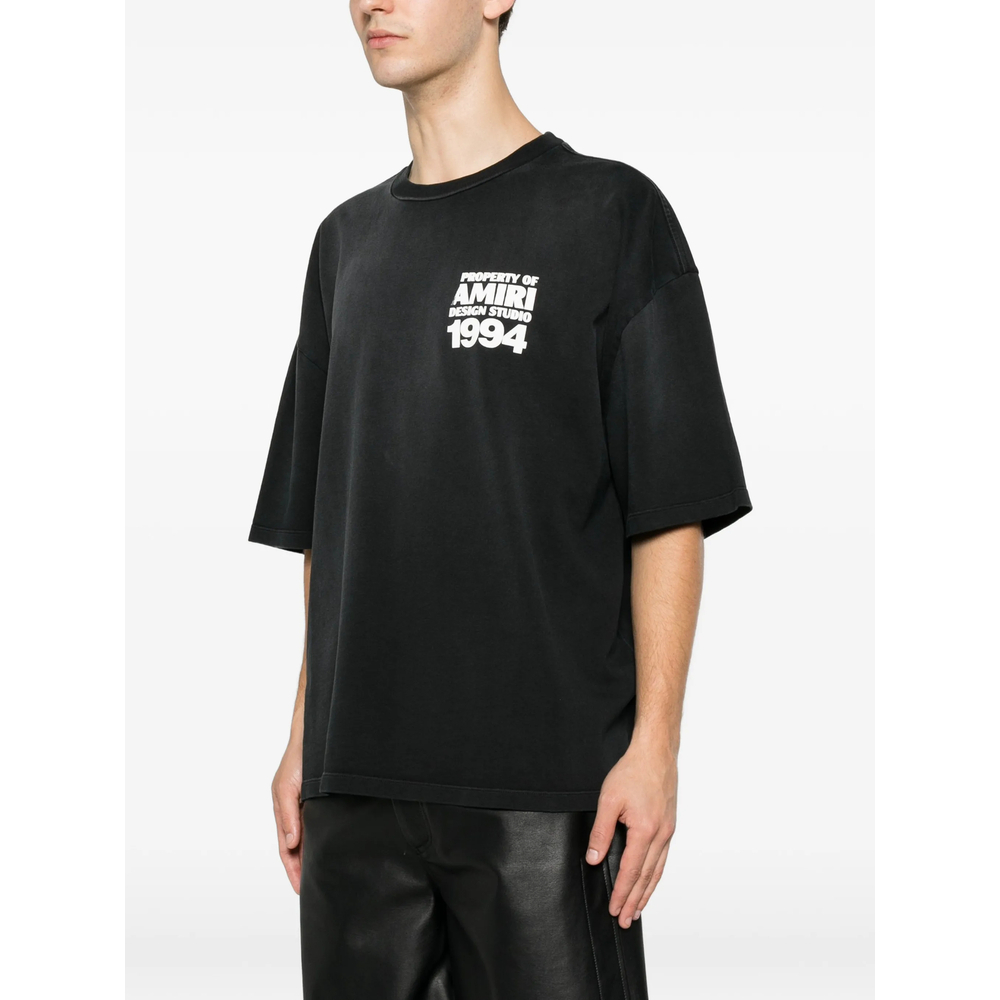 [Amiri] T-shirts Short Sleeve FW26 AMTOJR1160  BLACK