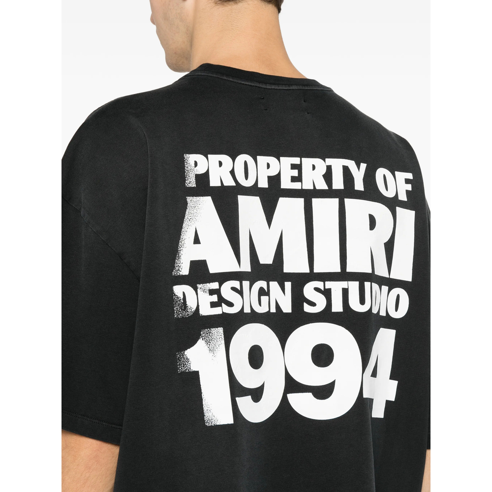 [Amiri] T-shirts Short Sleeve FW26 AMTOJR1160  BLACK