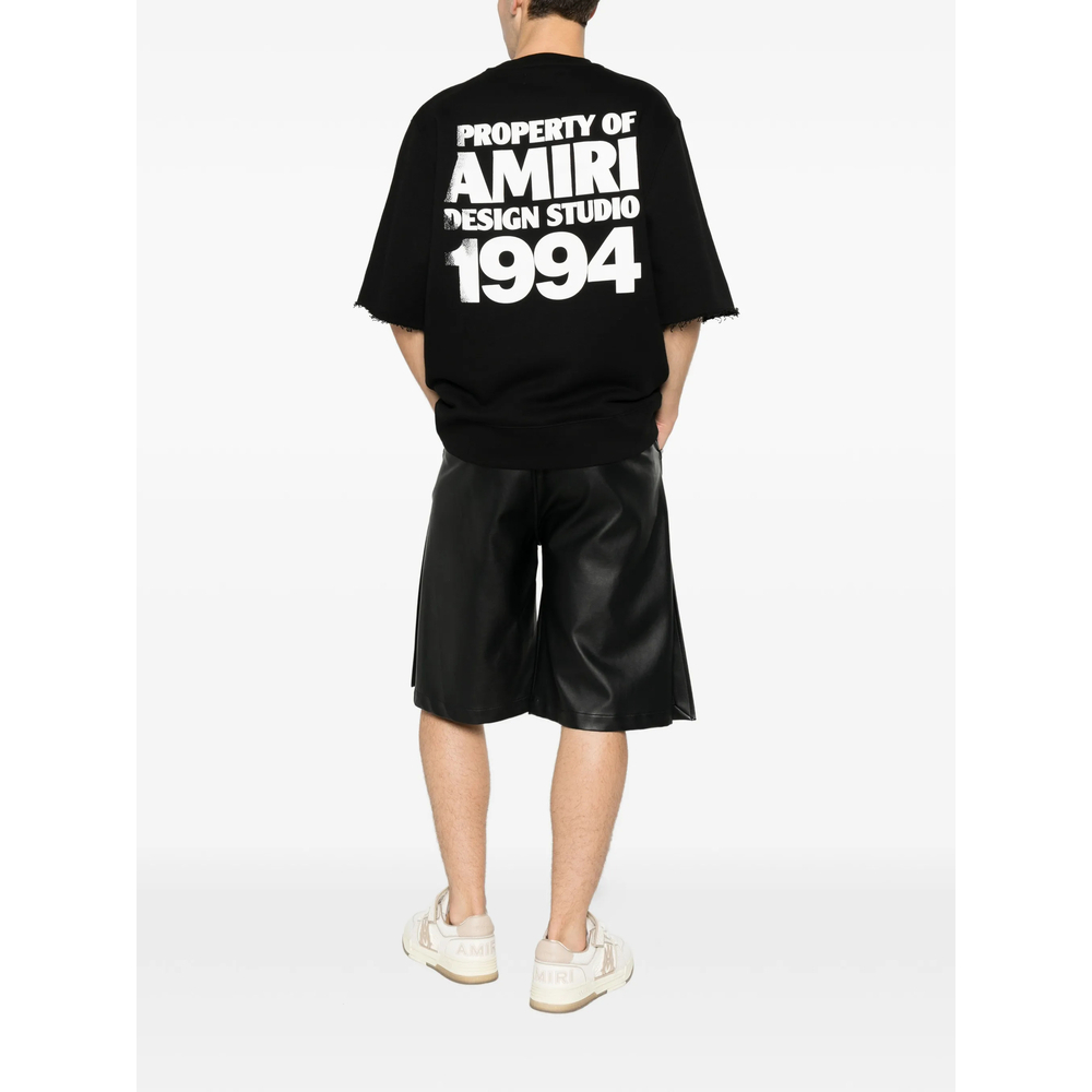 [Amiri] T-shirts Short Sleeve FW26 AMTOJR1195  BLACK