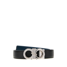 [Salvatore Ferragamo] Belt FW26 670644791060 NEROTITANICBLUE