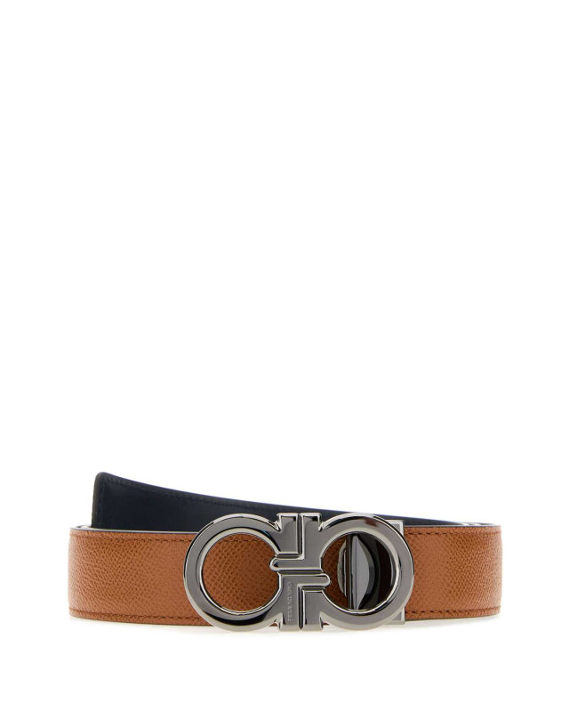 [Salvatore Ferragamo] Belt FW26 670644791058 NATNEWNAVDKB