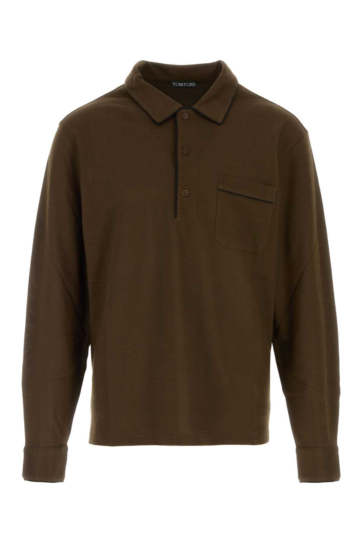 [Tom Ford] Shirts Long Sleeve FW26 JPL019JMS032 EBK