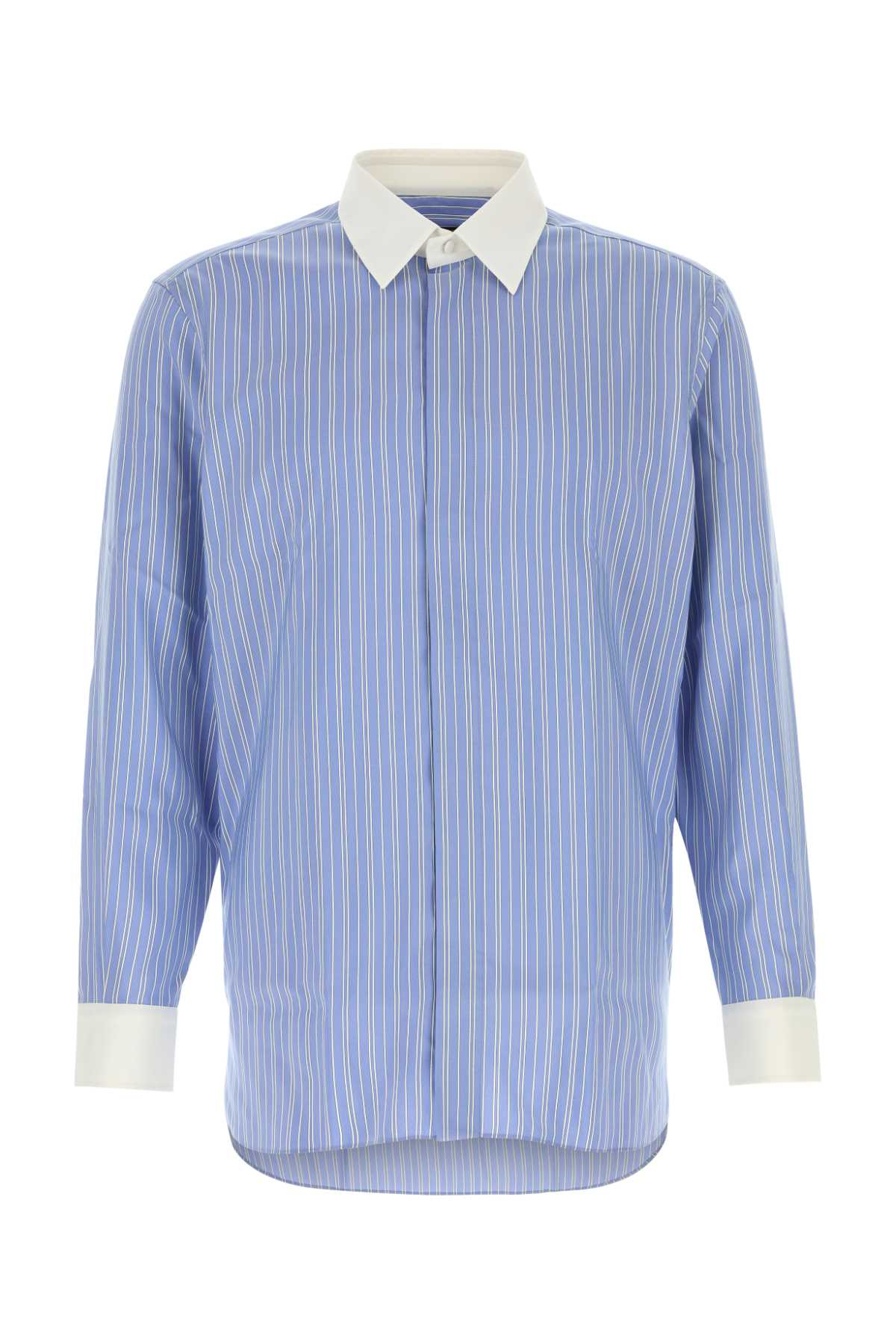[Tom Ford] Shirts Long Sleeve FW26 HRN006FMS116 UWB