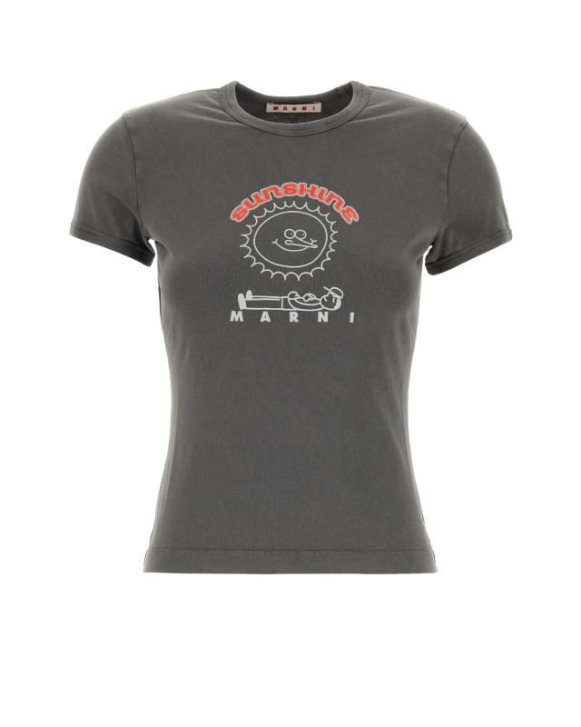 [Marni] T-shirts Short Sleeve FW26 THJE0400GPUSCZ30 TCN55