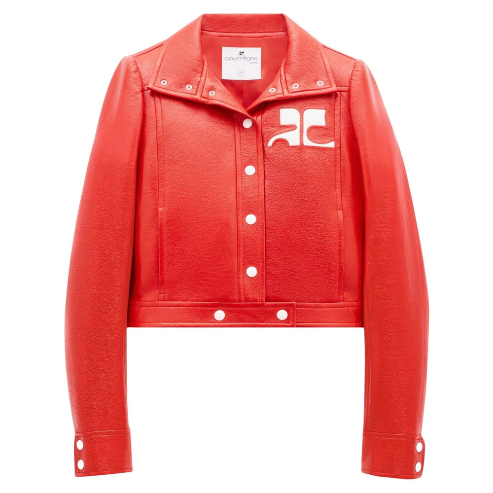 [Courreges] Leather Jacket FW26 PERCBL005VY 0014 3020