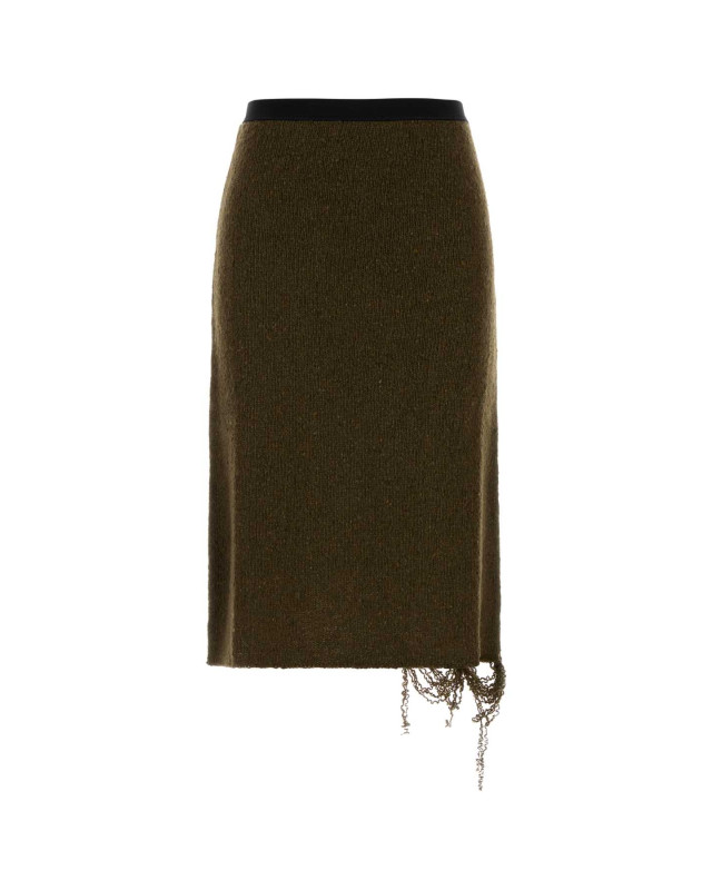 [MM6 Maison Margiela] Midi skirt FW26 S52ME0036M13283 727S