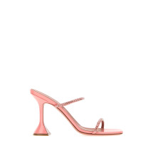 [Amina Muaddi] Sandals FW26 GILDASLIPPER95 PEACH