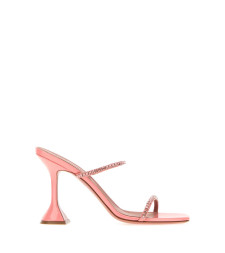[Amina Muaddi] Sandals FW26 GILDASLIPPER95 PEACH