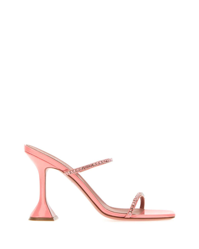 [Amina Muaddi] Sandals FW26 GILDASLIPPER95 PEACH