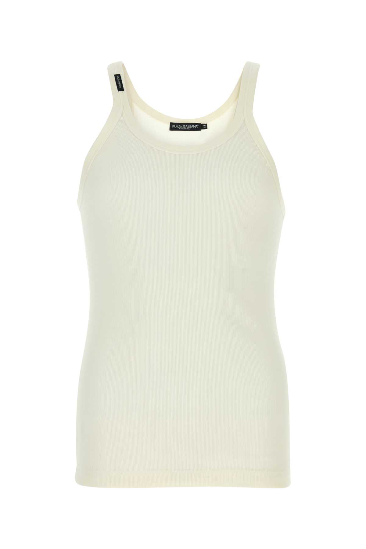 [Dolce & Gabbana] T-shirts Sleeveless FW26 G8SY5TFU7AV W0001