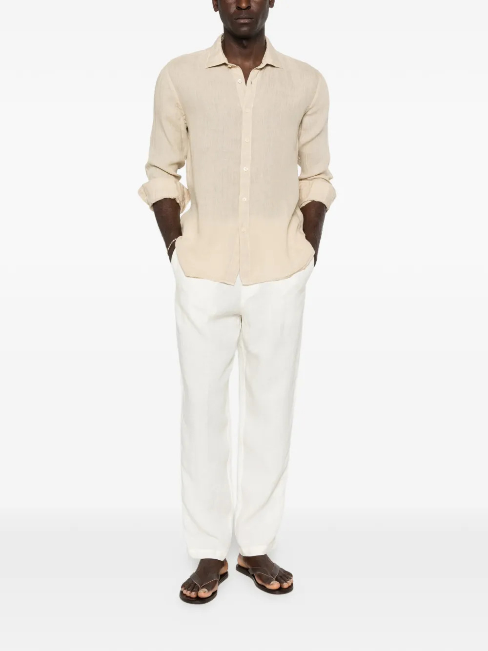 [120% LINO] Shirts Long Sleeve SS26 33ALIM13110000115000000901