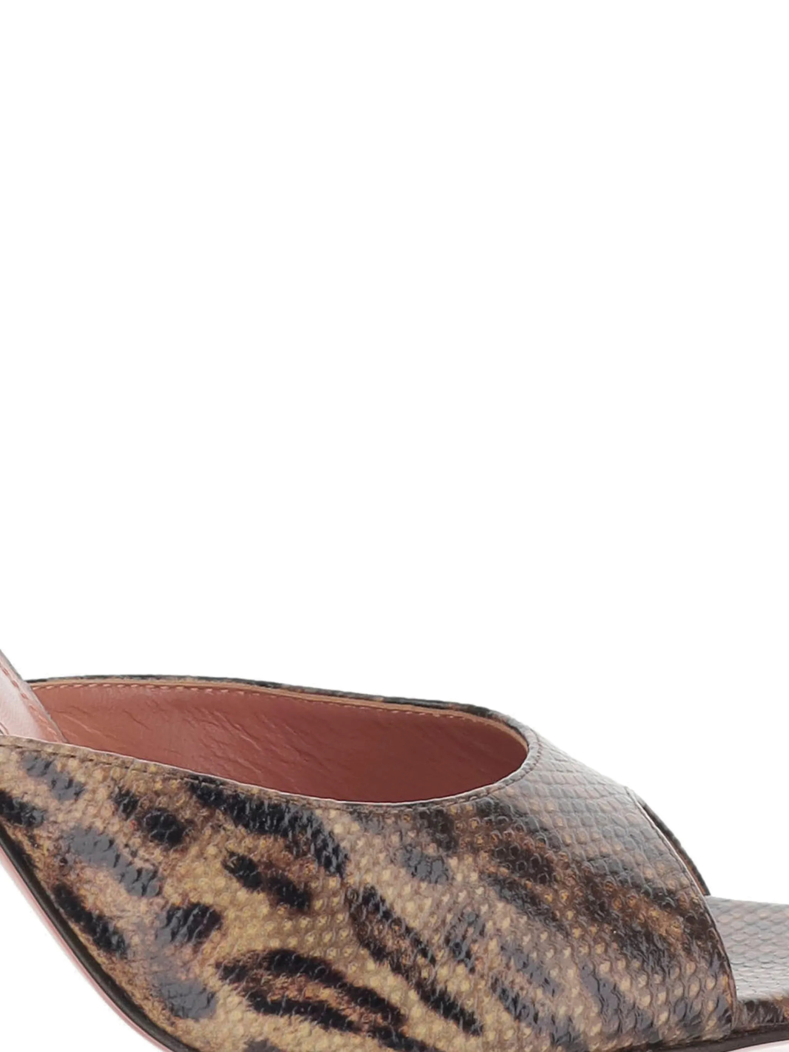 [Amina Muaddi] Sandals SS26 ALEXASLIPPER95LEOPARDSNAKE