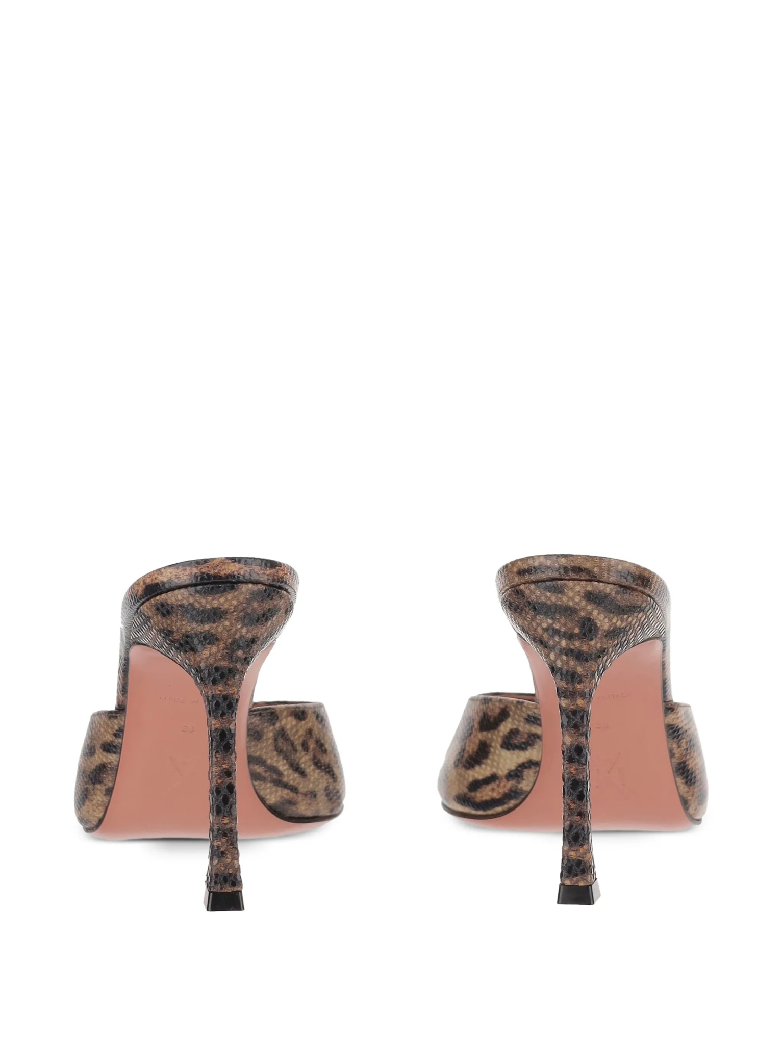 [Amina Muaddi] Sandals SS26 ALEXASLIPPER95LEOPARDSNAKE