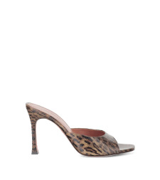 [Amina Muaddi] Sandals SS26 ALEXASLIPPER95LEOPARDSNAKE