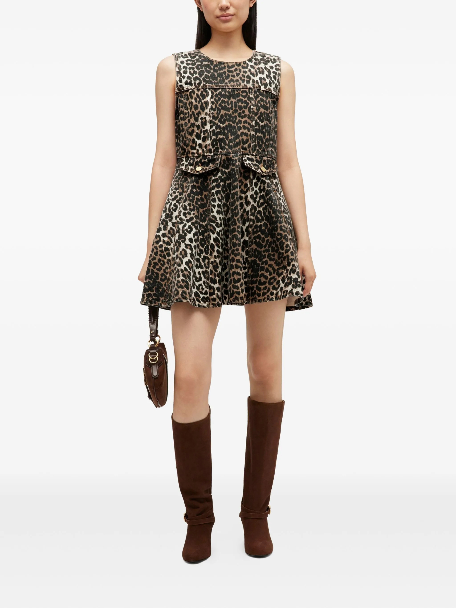 [GANNI] Sleeveless dress SS26 A1030191859