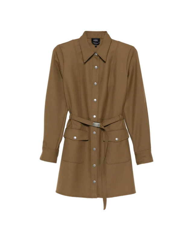 [A.P.C.] Long sleeve dress SS26 PSALPF35247JAA