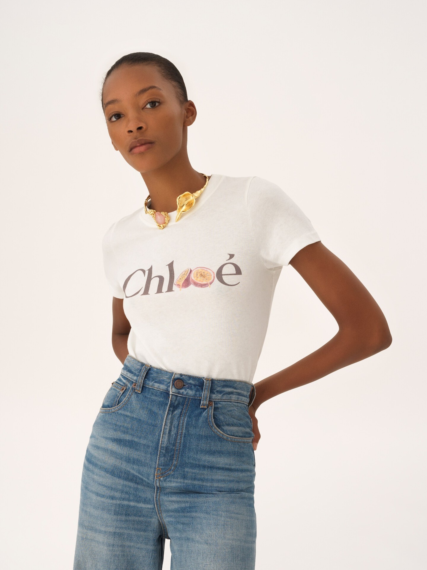 [Chloe] T-shirts Short Sleeve SS26 CH26SJH08197101