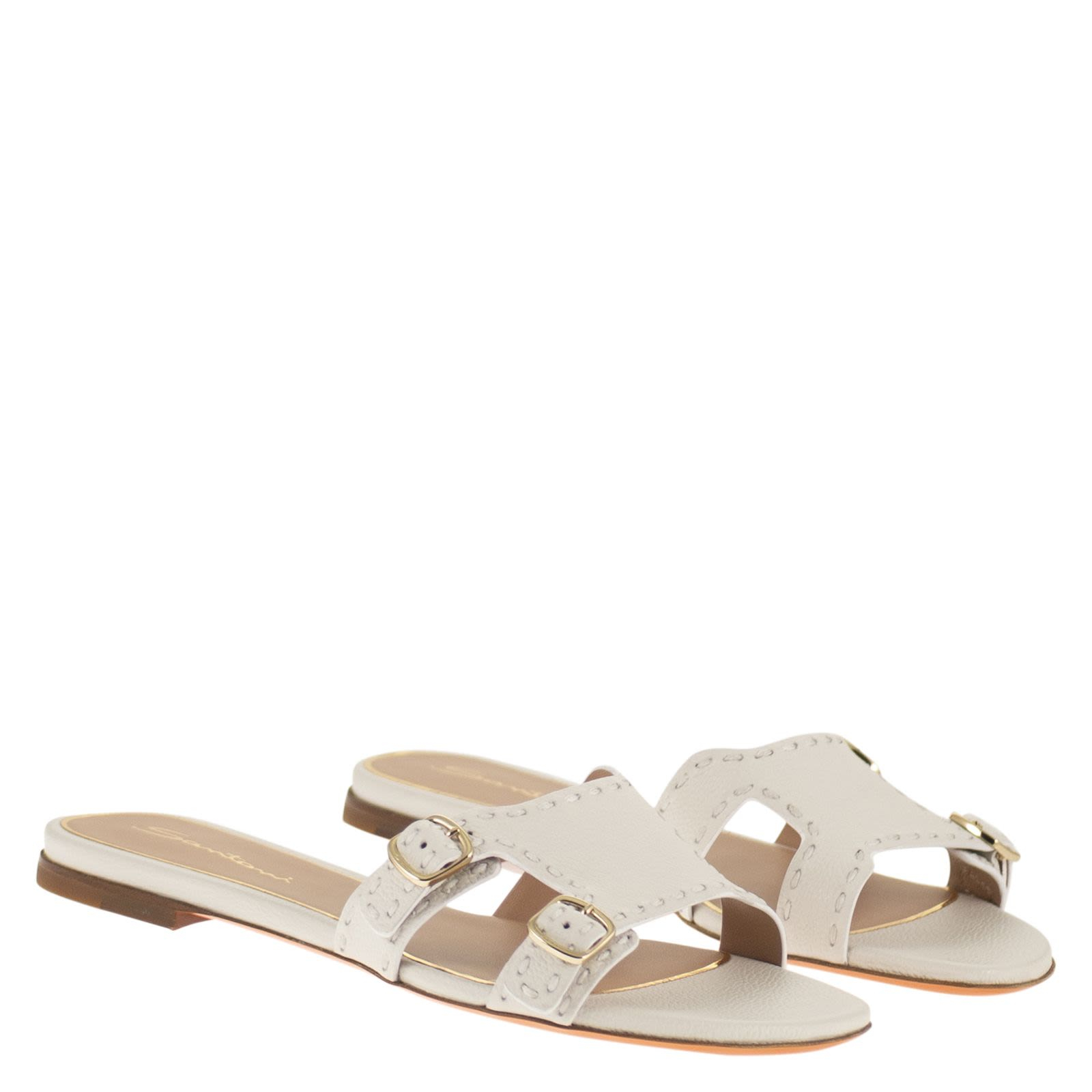 [Santoni] Sandals SS26 WHPF72114HA1TWKA I48