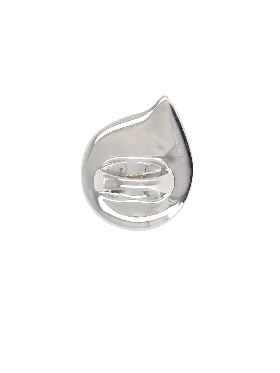 [Panconesi] Ring SS26 S26-FG002-S_BRASSAZUREAGATE