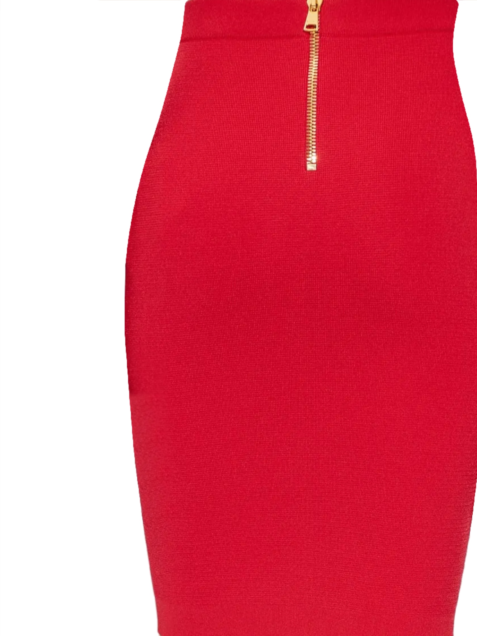 [Balmain] Midi skirt SS26 GF1LC018KJ434PK