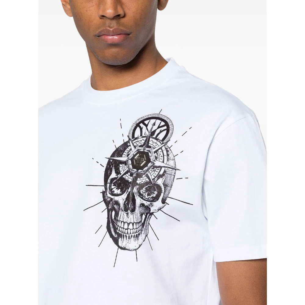 [Philipp Plein] T-shirts Short Sleeve SS26 MTK8857 PJY002N 01