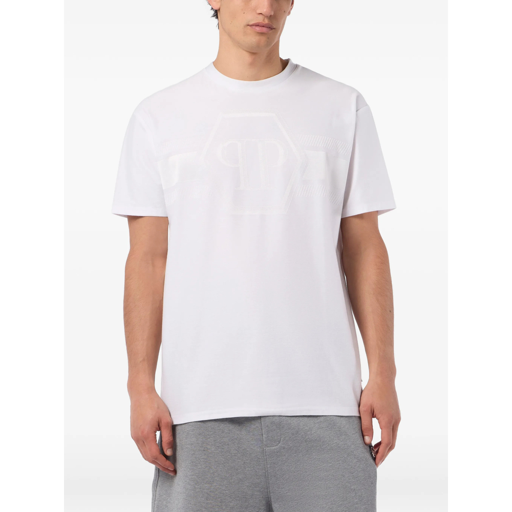 [Philipp Plein] T-shirts Short Sleeve SS26 MTK8885 PJY002N 01