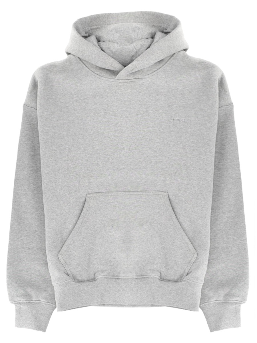 [Purple Brand] Hoodie SS26 P401_BSHG725GREY
