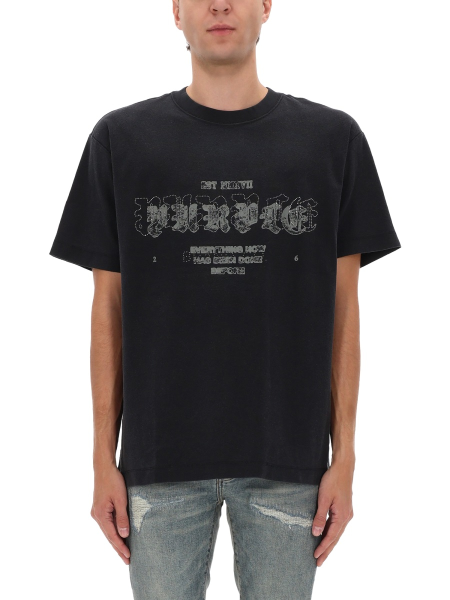 [Purple Brand] T-shirts Short Sleeve SS26 P104_TBSO126BLACK