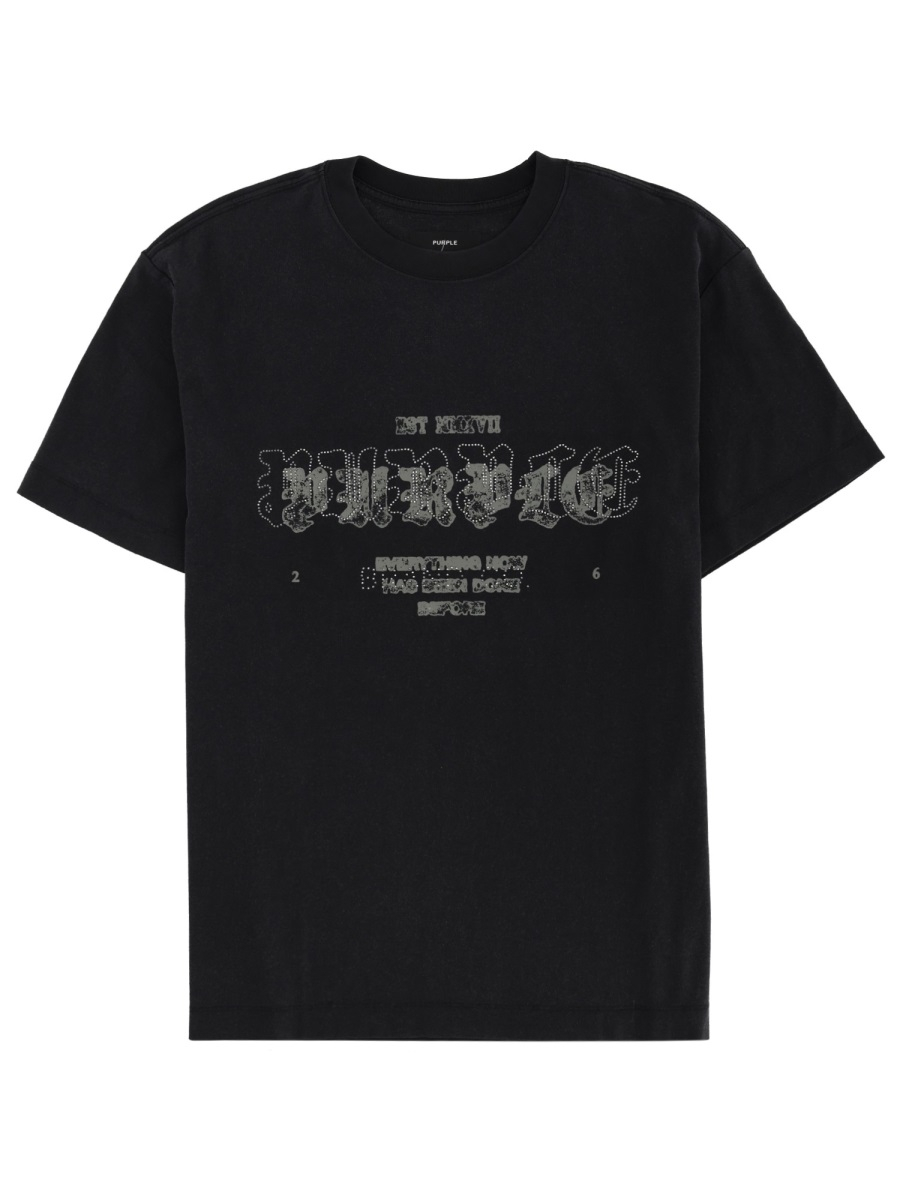 [Purple Brand] T-shirts Short Sleeve SS26 P104_TBSO126BLACK