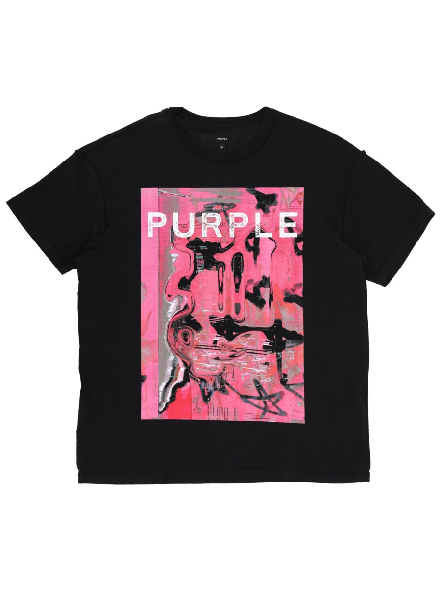[Purple Brand] T-shirts Short Sleeve SS26 P101_TBSD126BLACK