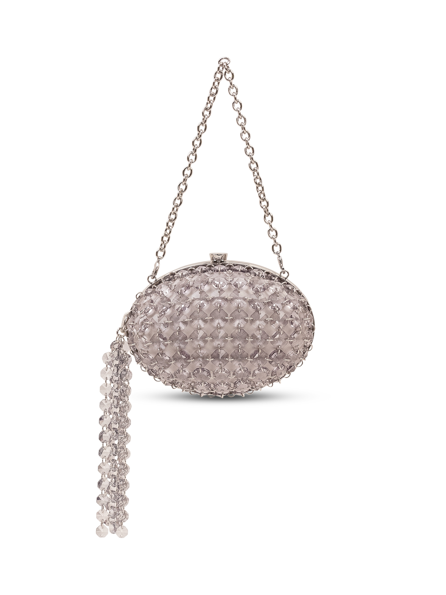 [Self-portrait] Clutch bag FW26 PF26322AGR GREY