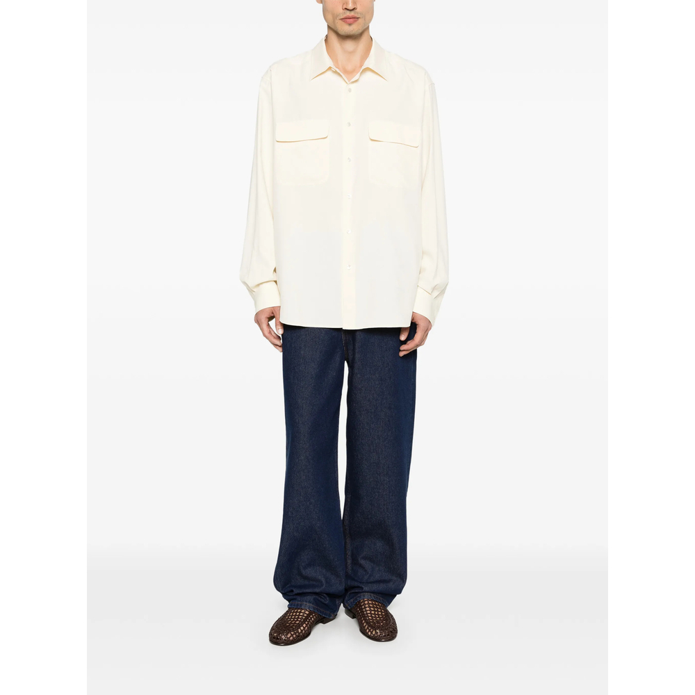 [THE ROW] Shirts Long Sleeve SS26 1330 W2861 BQE