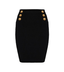 [Balmain] Midi skirt SS26 GF1LCB11KJ440PA