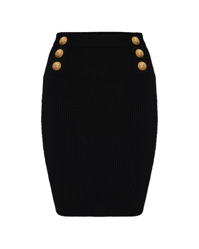 [Balmain] Midi skirt SS26 GF1LCB11KJ440PA