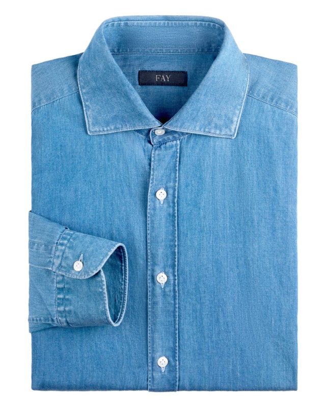 [Fay] Shirts Long Sleeve SS26 NCMA152115LMJPU200