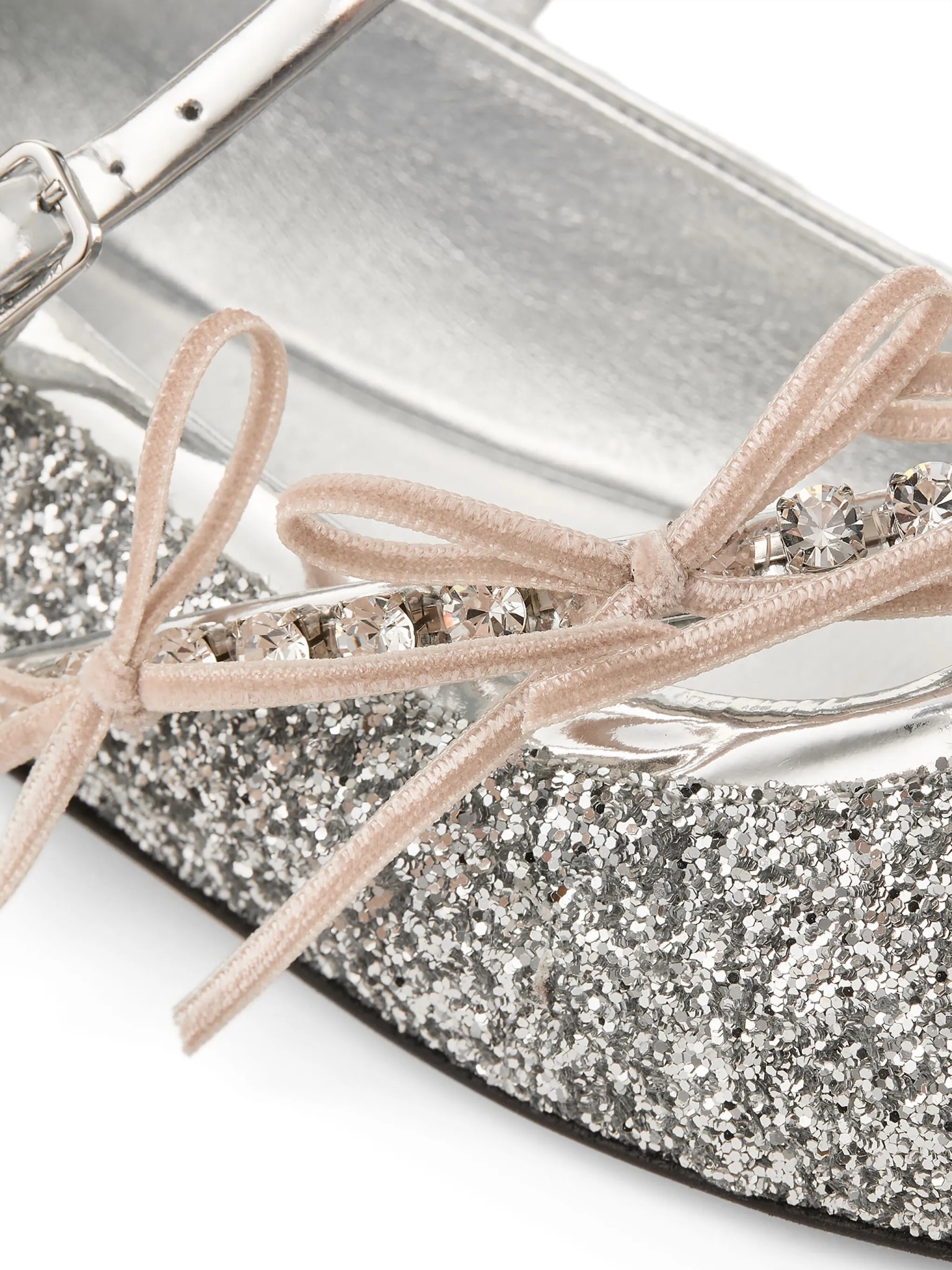 [Jimmy Choo] Flat shoes SS26 LOLIBALLERINABQLSILVER/MACARON