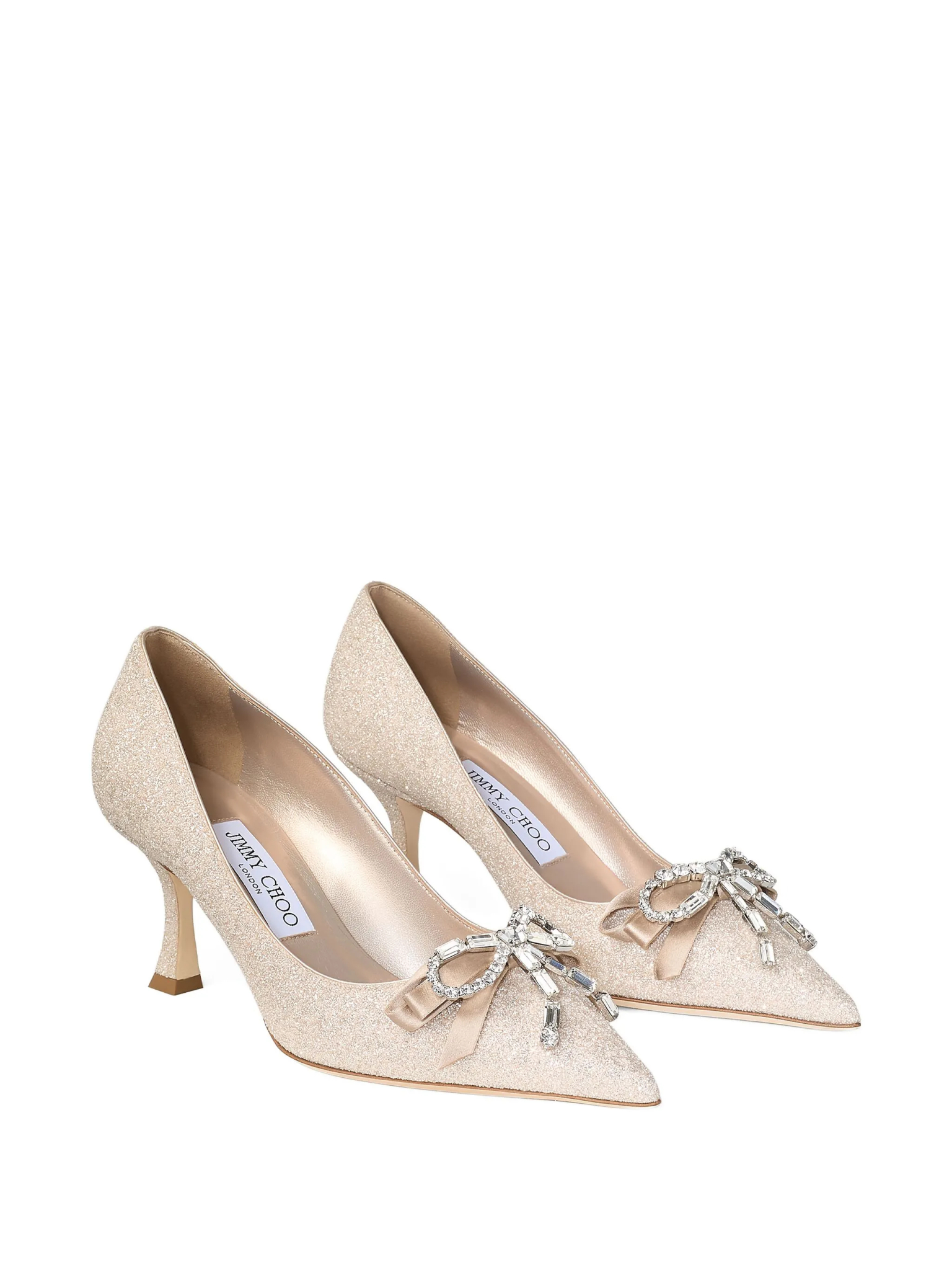 [Jimmy Choo] Pumps SS26 AURIA70HGQLIGHT SOFT GOLD/CRYSTAL