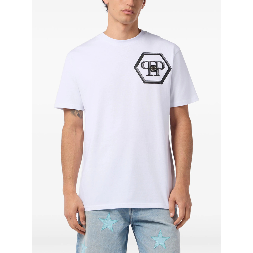 [Philipp Plein] T-shirts Short Sleeve SS26 MTK8886 PJY002N 01