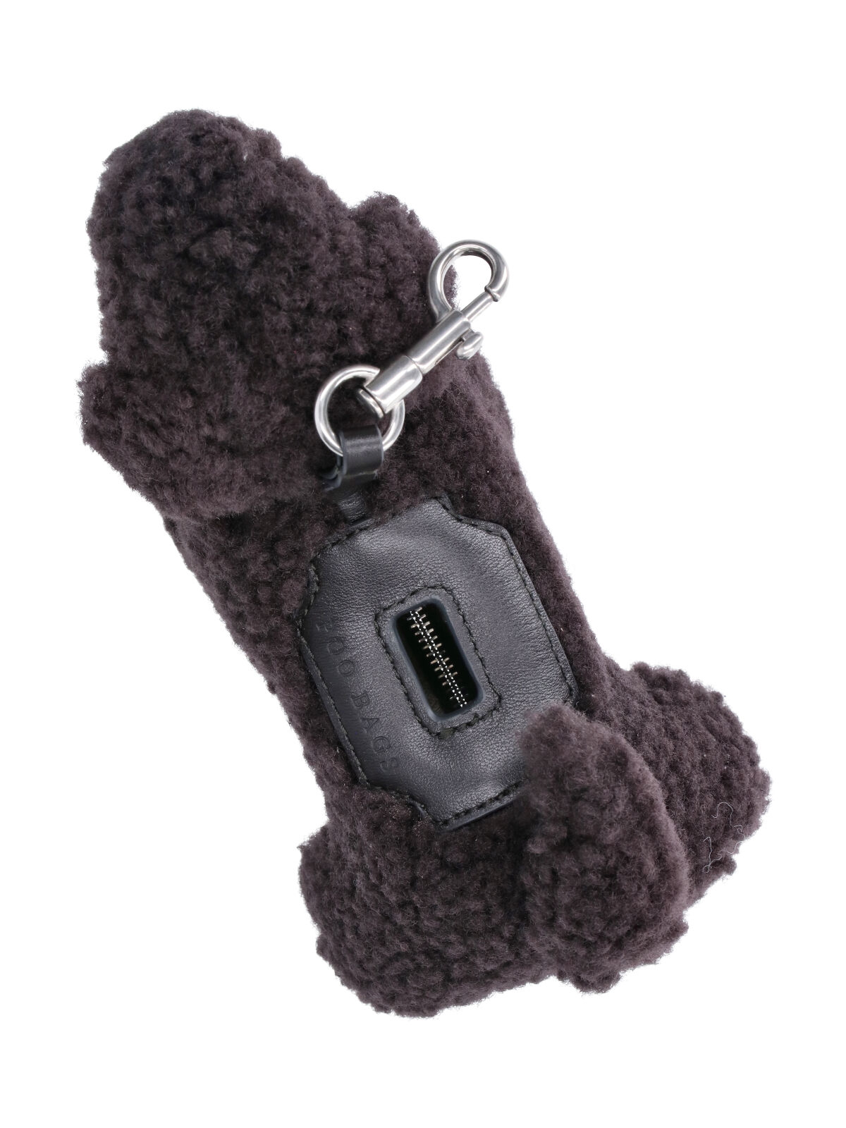 [Anya Hindmarch] Keyring FW26 208024CHOCOLATE