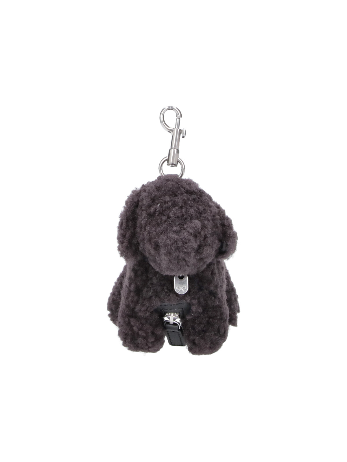 [Anya Hindmarch] Keyring FW26 208024CHOCOLATE