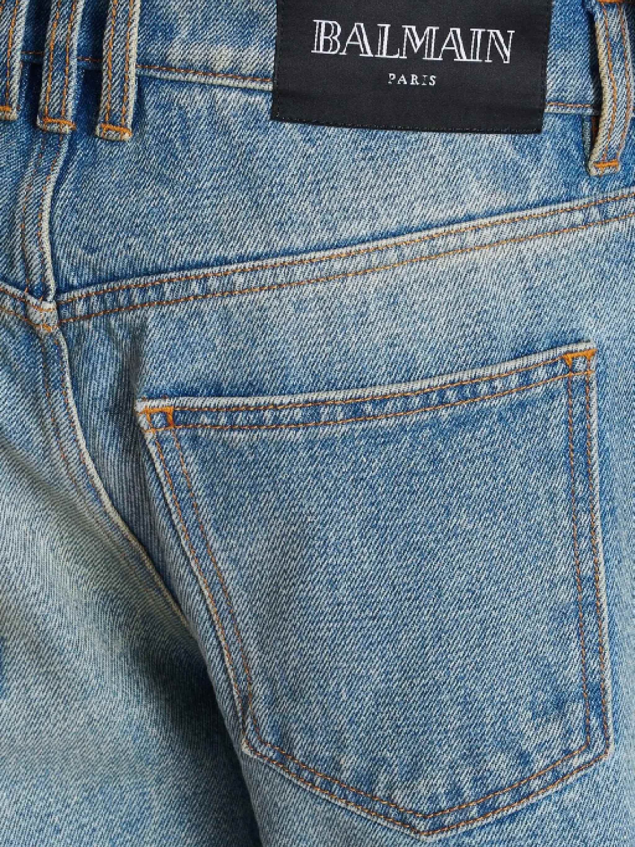 [Balmain] Jeans FW25 FH1MI083DF816AW