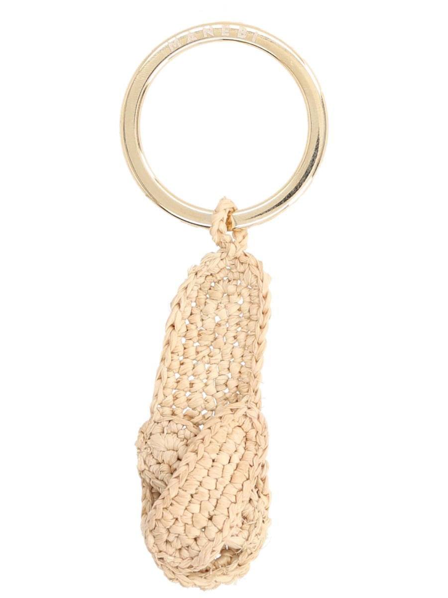 [MANEBI] Keyring SS26 V8.8JM_NATURAL