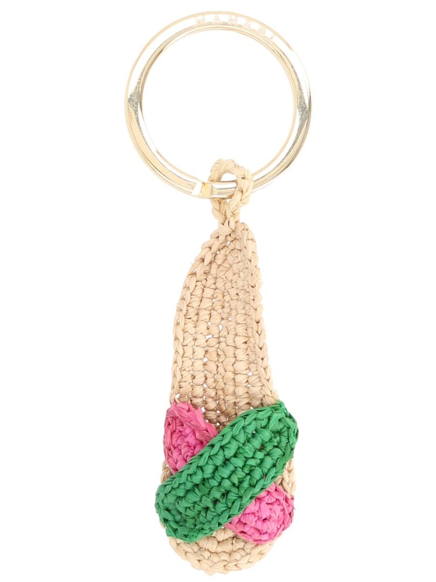[MANEBI] Keyring SS26 V6.5JM_PINKGREEN