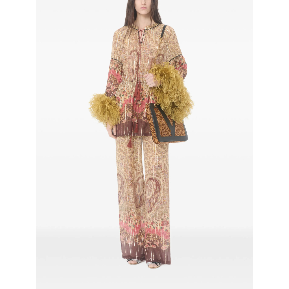 [Valentino] Trousers SS26 8B3RB746A54  BR9